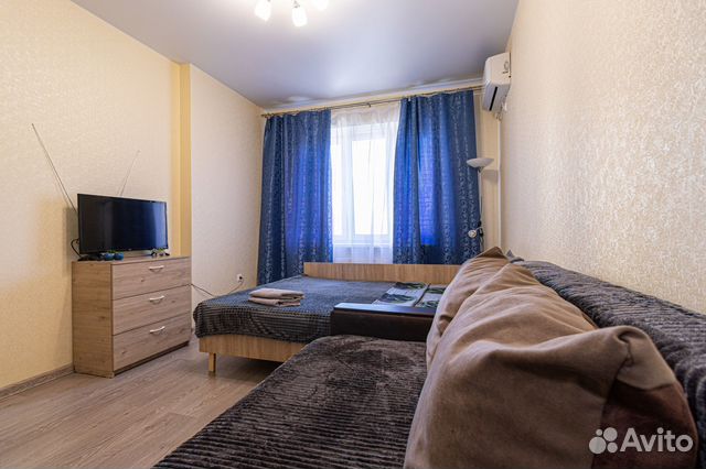

1-к. квартира, 45 м², 2 кровати