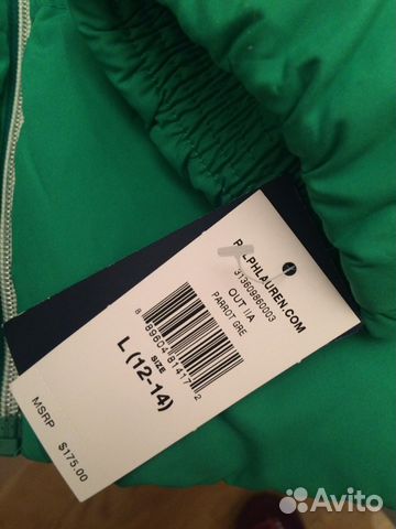 Куртка-пуховик Ralph Lauren оригинал на девочку-по