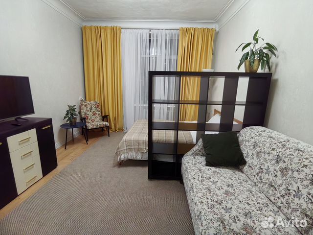 

1-к. квартира, 42 м², 2 кровати