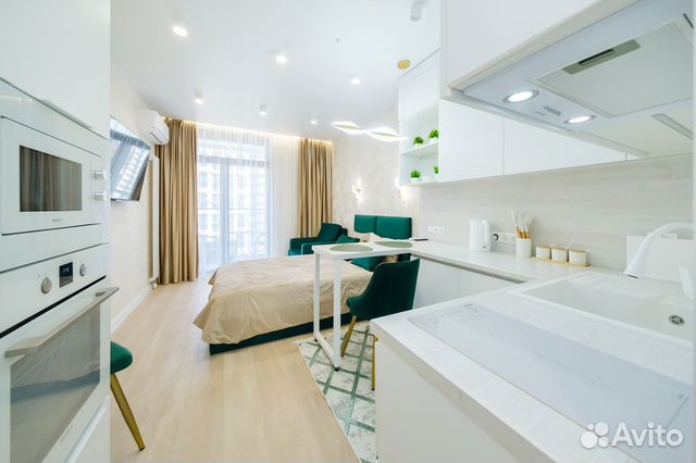 

Квартира-студия, 22 м², 2 кровати