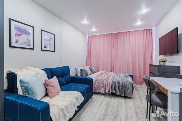 

Квартира-студия, 23 м², 2 кровати