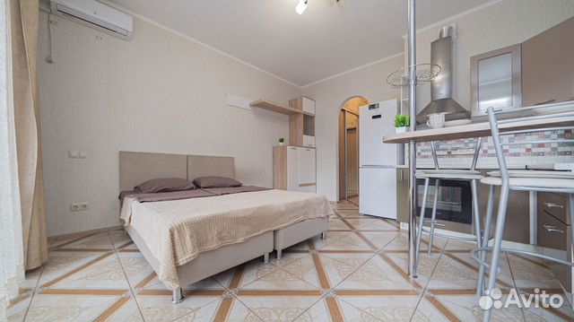 

Квартира-студия, 28 м², 2 кровати