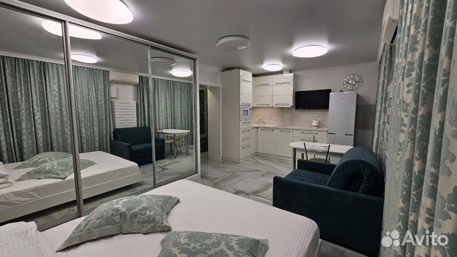 

Квартира-студия, 40 м², 2 кровати