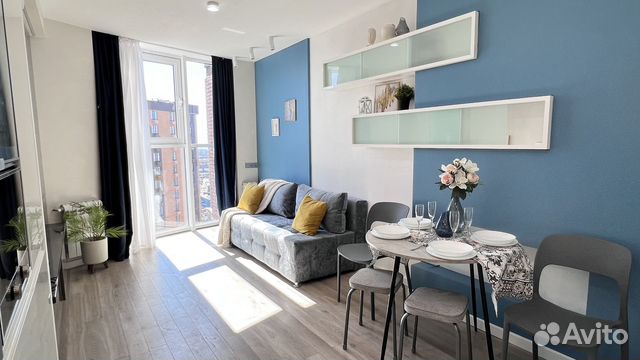 

1-к. квартира, 45 м², 2 кровати