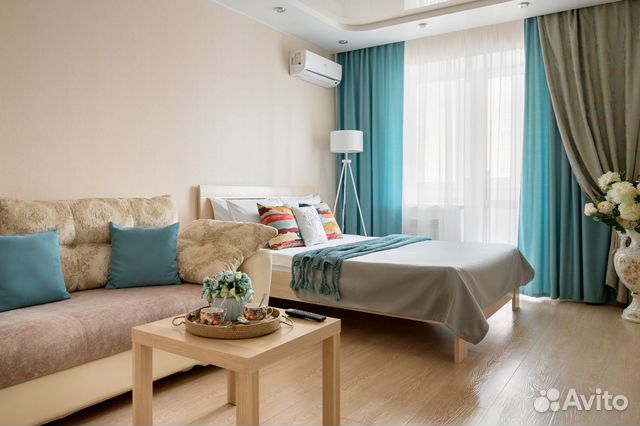 

1-к. квартира, 39 м², 2 кровати