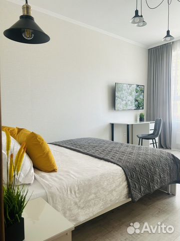 

1-к. квартира, 42 м², 3 кровати