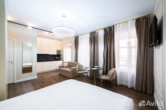 

Квартира-студия, 30 м², 2 кровати
