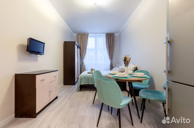 

Квартира-студия, 27 м², 1 кровать