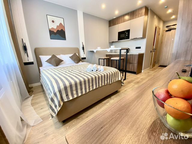 

Квартира-студия, 23 м², 2 кровати