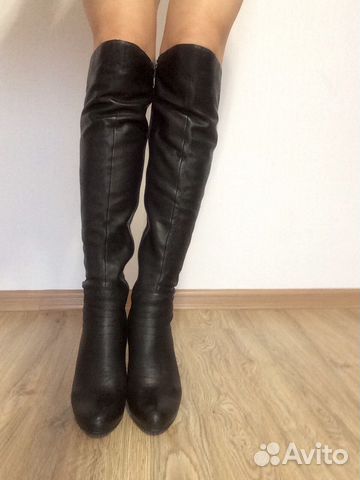 Сапоги ботфорты (нат.кожа) Сапоги ботфорты (нат.кожа)