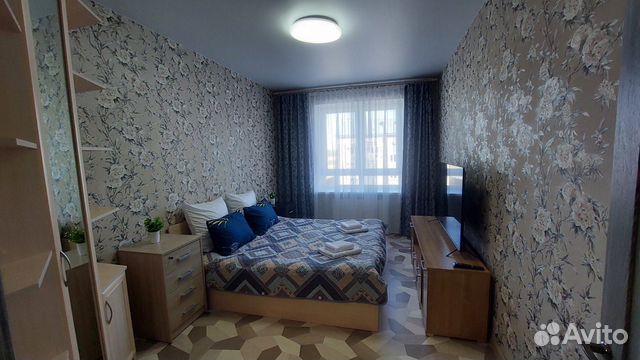 

1-к. квартира, 38 м², 2 кровати