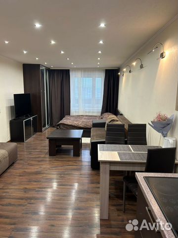 

Квартира-студия, 55 м², 3 кровати