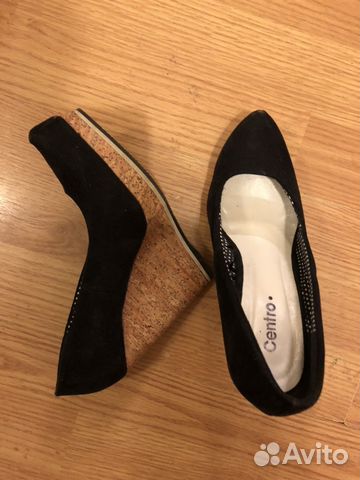 Туфли черные Centro на платформе 36 Туфли черные Centro на платформе 36