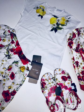 Dolce Gabbana Новая летняя юбочка 4-6лет Dolce Gabbana Новая летняя юбочка 4-6лет