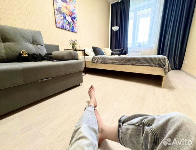 

1-к. квартира, 38 м², 2 кровати