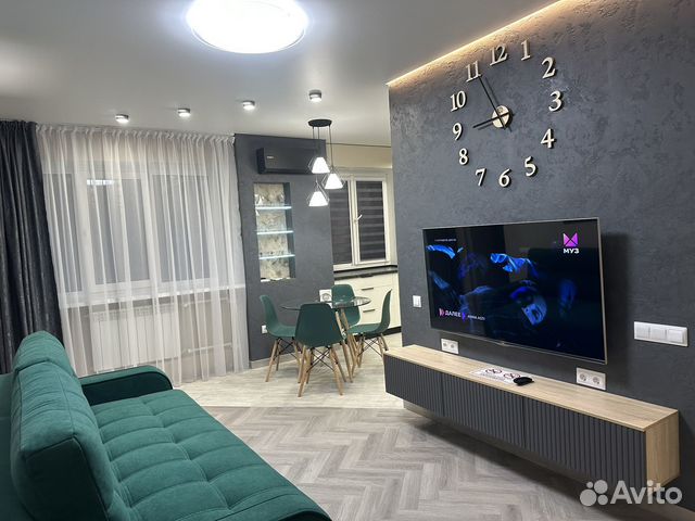 

1-к. квартира, 42 м², 2 кровати