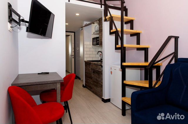 

Квартира-студия, 19 м², 2 кровати