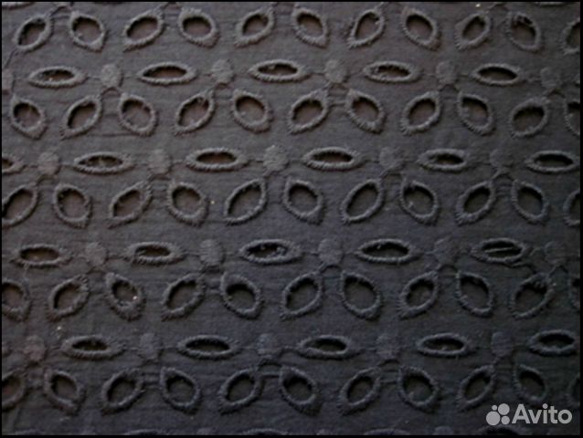 Хлопок с вышивкой ришелье Хлопок с вышивкой ришелье