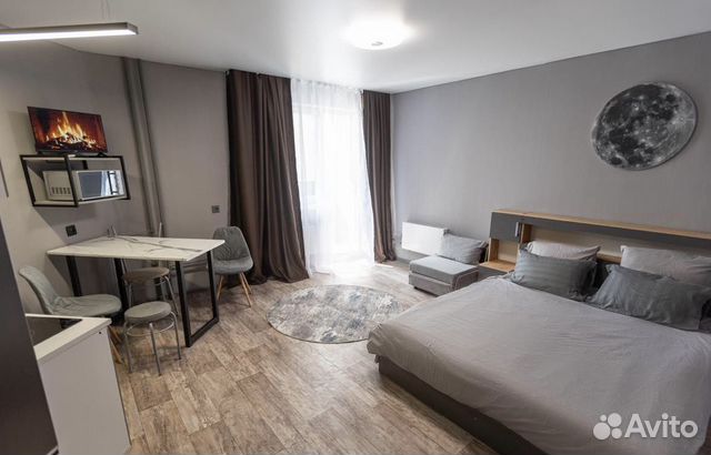 

Квартира-студия, 28 м², 2 кровати