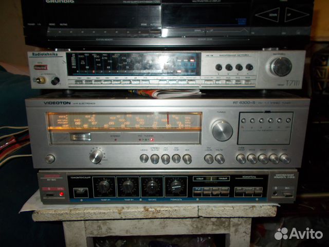 Винтажный тюнер Videoton + grundig цифровой