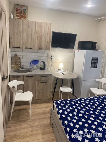 

Квартира-студия, 17 м², 1 кровать