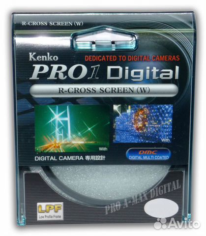 Фильтр Kenko PRO 1 Digital R-Cross Screen (W) 72mm Фильтр Kenko PRO 1 Digital R-Cross Screen (W) 72mm