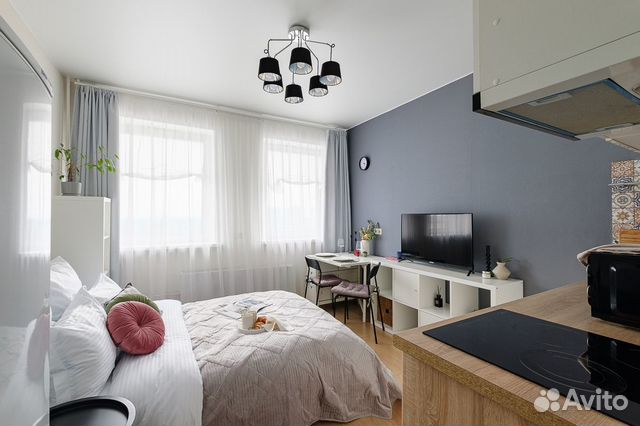 

Квартира-студия, 28 м², 1 кровать