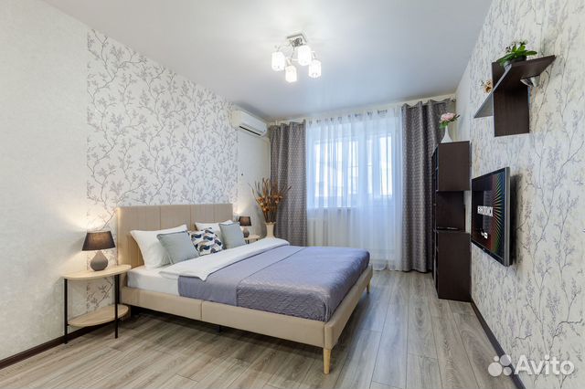 

1-к. квартира, 46 м², 2 кровати