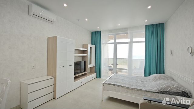 

Квартира-студия, 50 м², 2 кровати