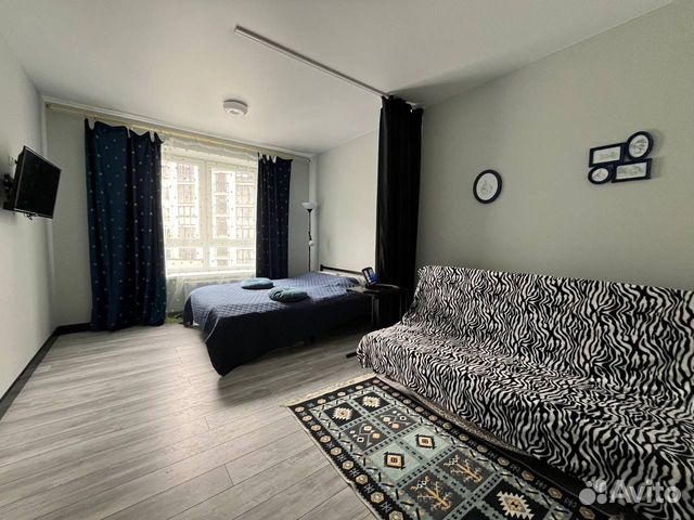 

1-к. квартира, 41 м², 2 кровати