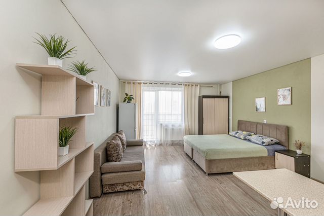 

Квартира-студия, 30 м², 2 кровати
