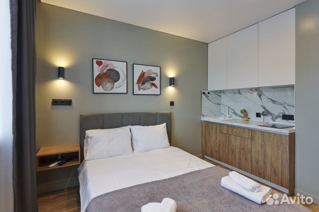 

Квартира-студия, 18 м², 1 кровать