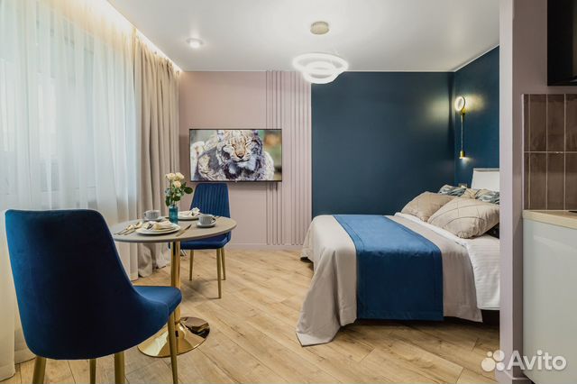 

Квартира-студия, 35 м², 1 кровать