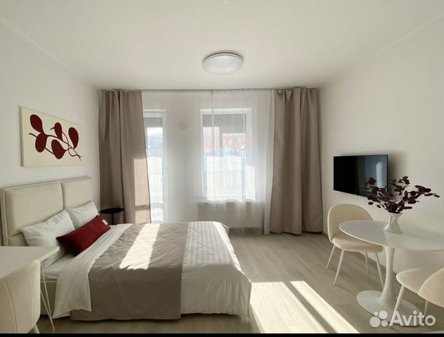 

Квартира-студия, 30 м², 1 кровать
