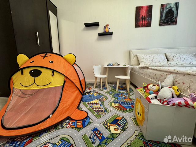 

1-к. квартира, 45 м², 3 кровати