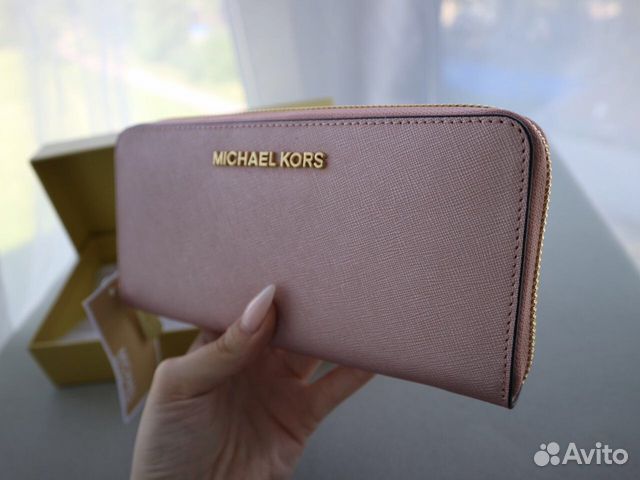Клатч Michael Kors Женский Оригинальный Розовый