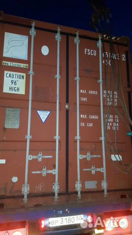Морской контейнер 40нс (высокий)
