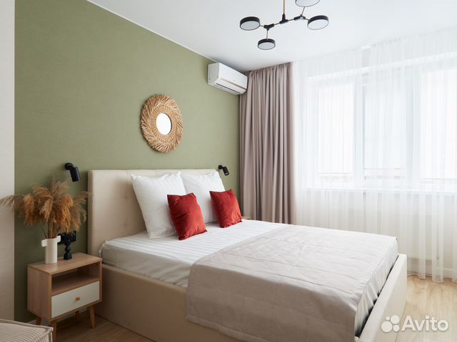 

1-к. квартира, 41 м², 3 кровати
