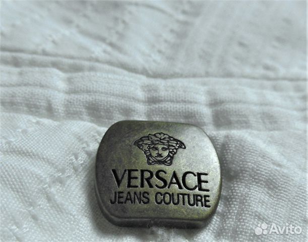 Брюки белые Versace Италия хлопок вискоза оригинал