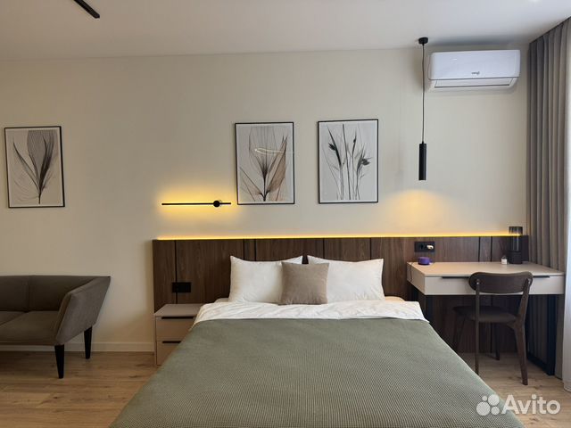 

Квартира-студия, 34 м², 1 кровать