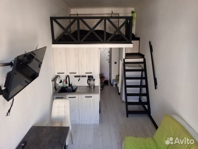 

Квартира-студия, 16,5 м², 2 кровати