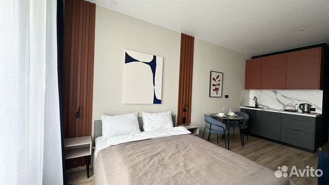 

Квартира-студия, 26 м², 2 кровати