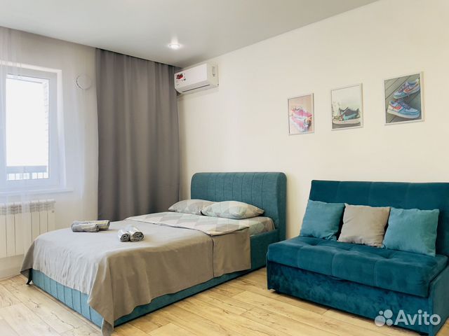 

Квартира-студия, 30 м², 2 кровати