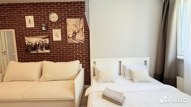 

Квартира-студия, 28 м², 2 кровати