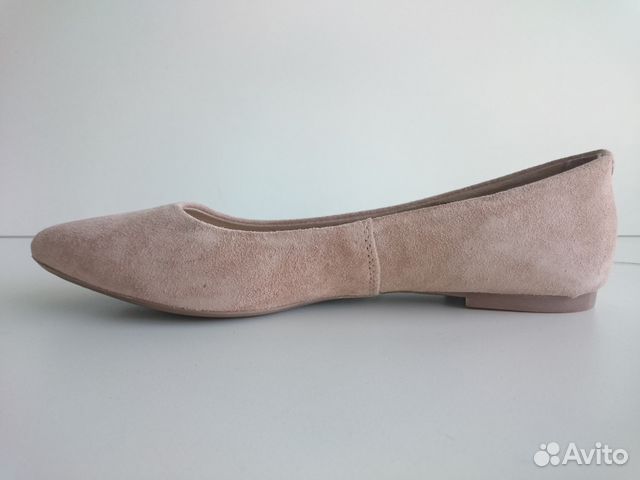 Балетки натуральная замша, новые, р.36