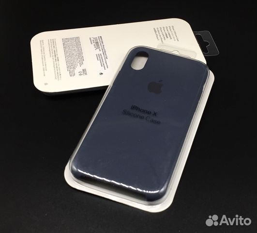 iPhone 10 X Silicon Case AAA Navy Blue айфон Х iPhone 10 X Silicon Case AAA Navy Blue айфон Х