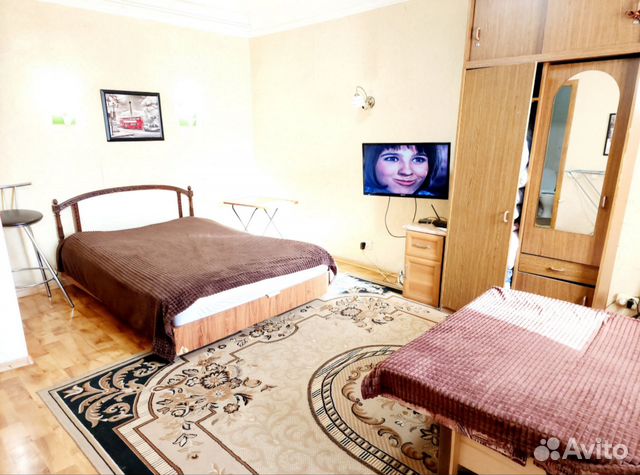 

Квартира-студия, 29 м², 2 кровати