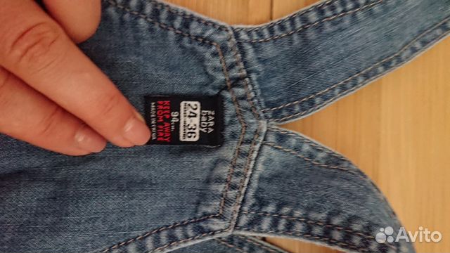 Джинсовый комбинезон Zara baby на 2-3 года (94см) Джинсовый комбинезон Zara baby на 2-3 года (94см)