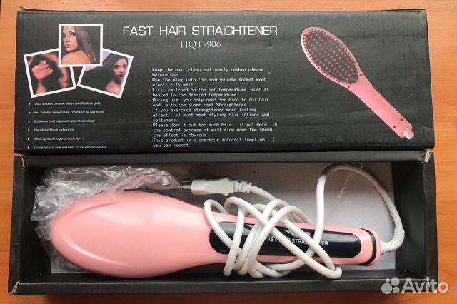 Fast hair straightener HQT-906 Fast hair straightener HQT-906