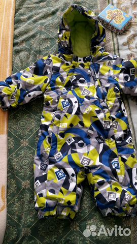 Комбинезон теплая зима 8мес